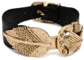 love the leather / metal / buckle combination.