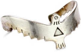considered a supernatural bird of power & strength.  thunderbird cuff / low luv