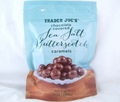 when in doubt, say it with butterscotch.  or caramel.  chocolate covered sea salt butterscotch caramels / trader joe's